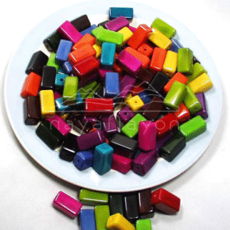 Accesorio tagua "naya" Rectángulo 12mm