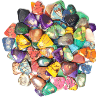 Accesorio tagua "naya" Triángulo cepillado