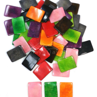 Accesorio tagua "naya" Rectángulo fino 3