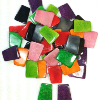 Accesorio tagua "naya" Rectángulo amplio 4