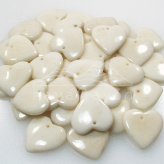 Accesorio tagua "naya" Corazón mediano