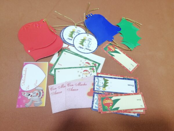 Set de tarjetas de regalo navideñas 50 piezas - Image 2