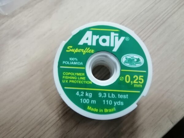 Hilo Nylon P/Pesca 0.25mm/100m