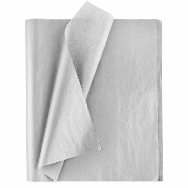 Papel de seda plateado 18GRX50X70cm