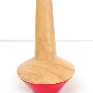 Exhibidor para anillo de madera y metal