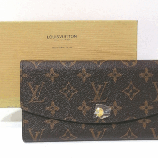 Billetera p/mujer café c/estampado