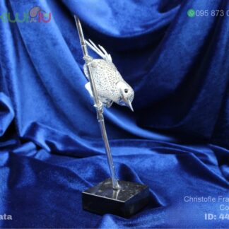 Adorno de plata de colibrí - Christofle France