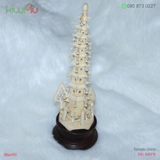 Figura de marfil templo chino